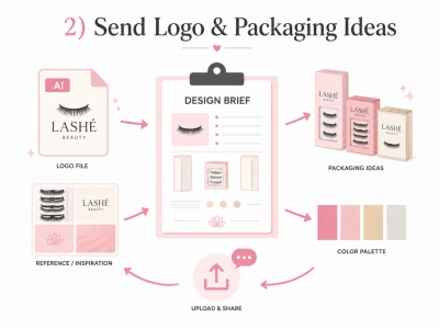 send logo & packaging ideas