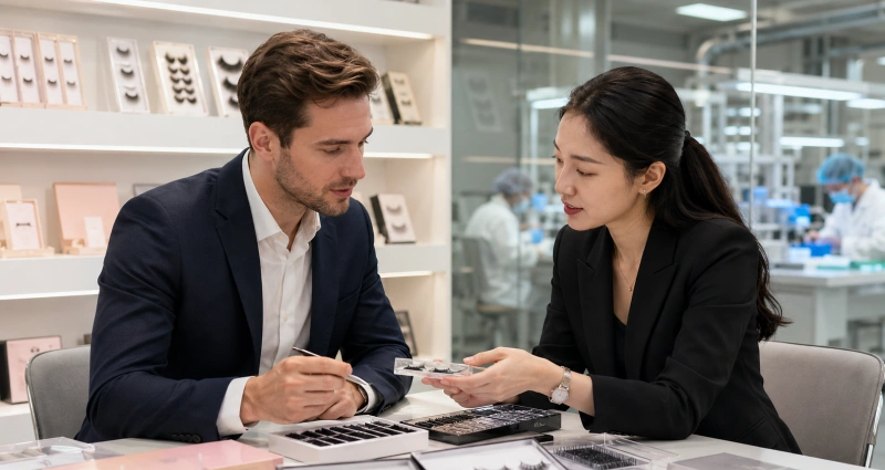 b2b eyelash supplier evaluation