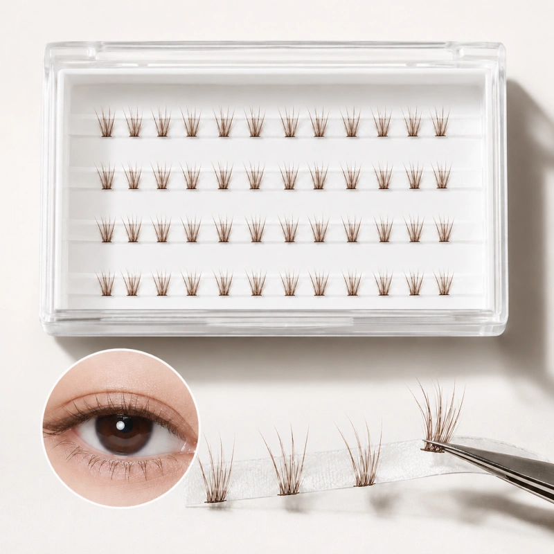 brown bottom lashes