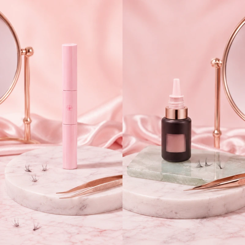 cluster lash glue vs lash extension glue