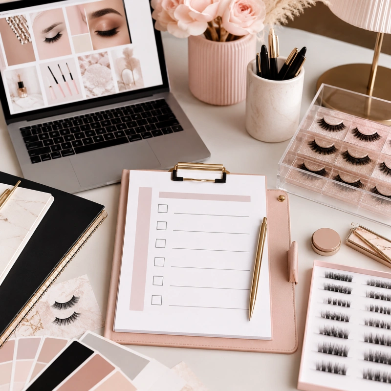 lash brand launch checklist