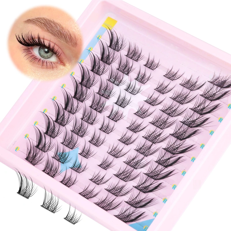 natural cat eye lash clusters
