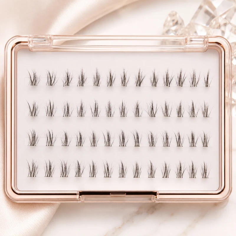 wispy lower lashes
