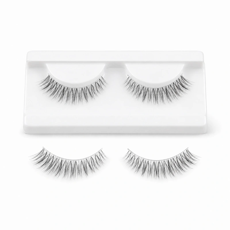 clear band strip lashes