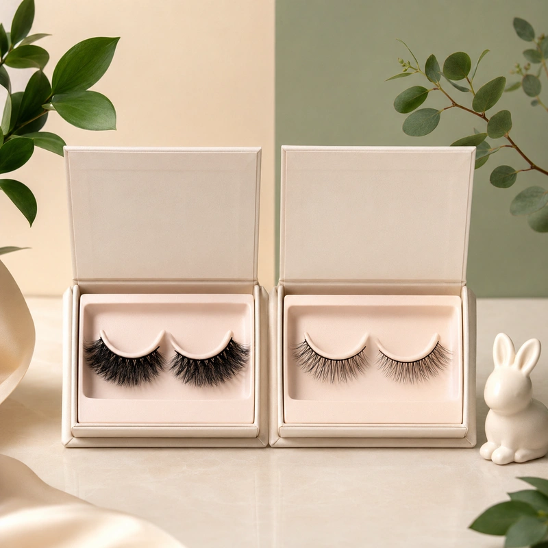 faux mink vs vegan lashes