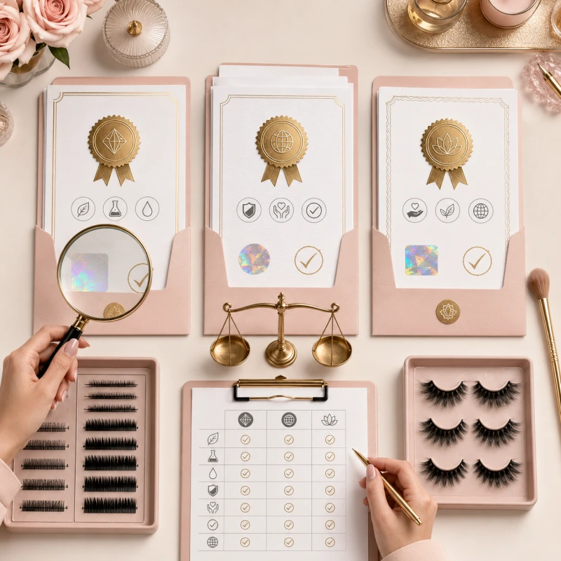 how to compare lash manufacturer certifications
