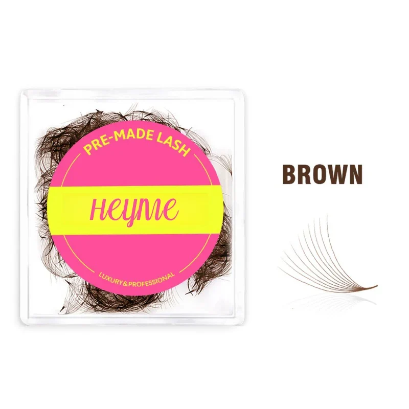 Brown Pre Made Lash Extensions