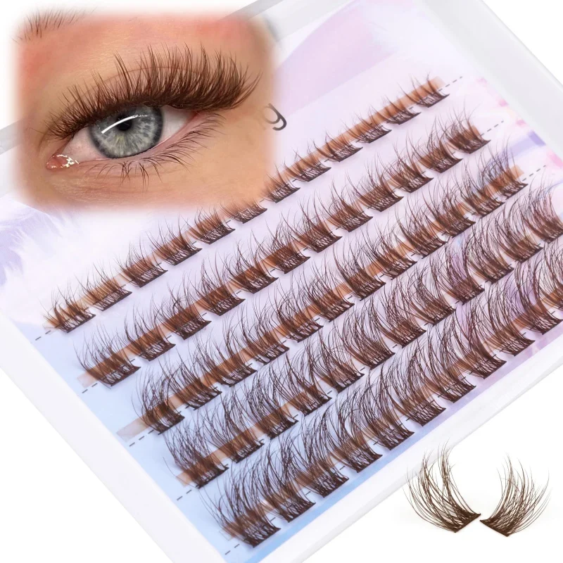 Brown Wispy Lash Extensions