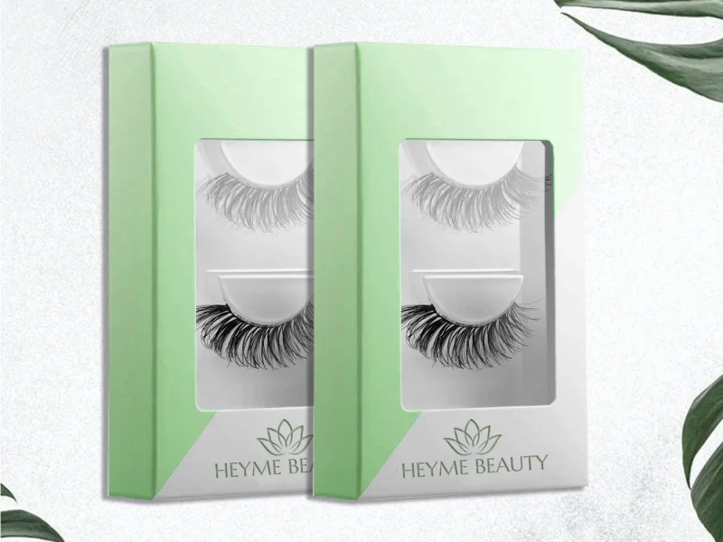 clear band lashes natural