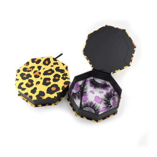 custom octagon lash packaging