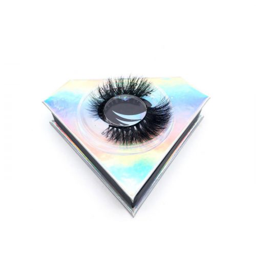 holographic diamond magnetic lash packaging