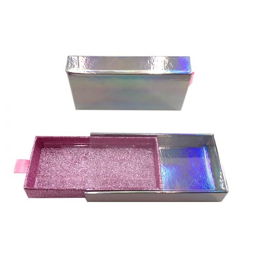 holographic drawer lash packaging