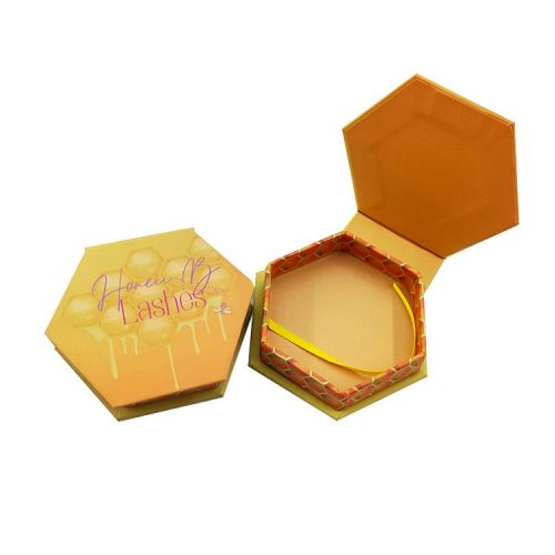 honeycomb pentagon eyelash packaging