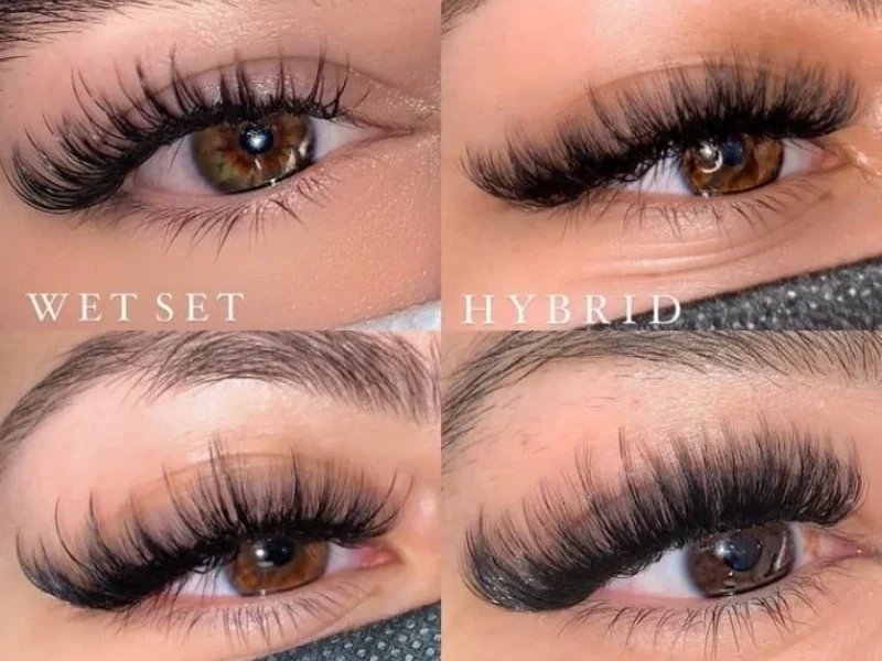 wispy eyelash extension styles